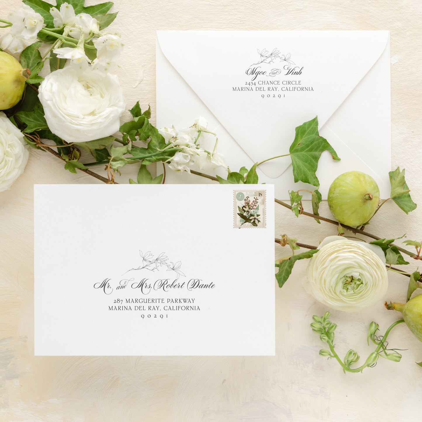 MONICA | Outer Envelope Address Printing