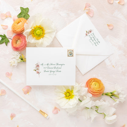 ANGELINE | Bilingual Vietnamese Wedding Invitation Suites