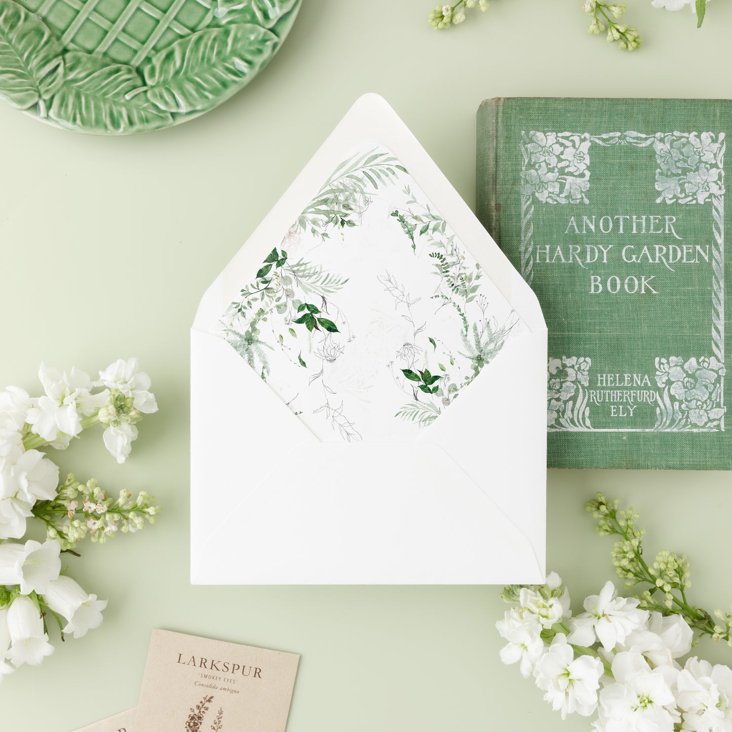 CELESTINE | Foliage Envelope Liner (D2)