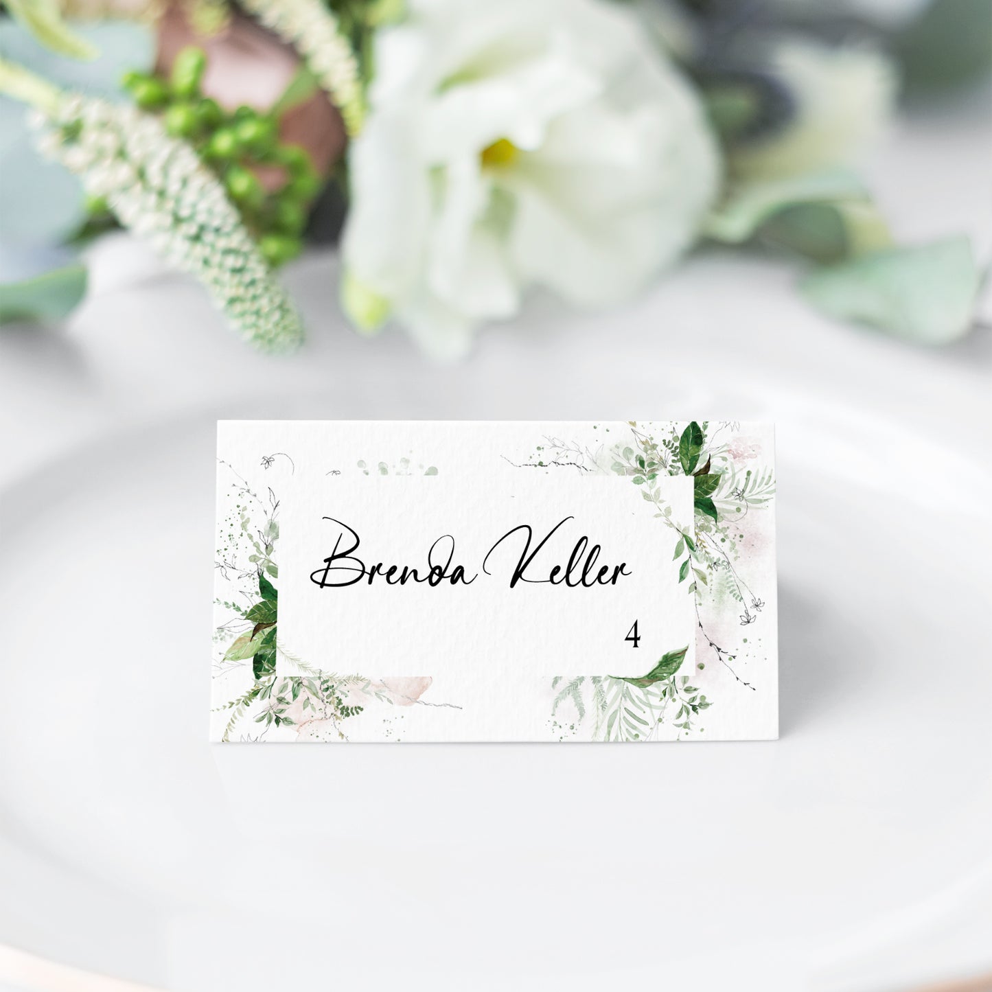 CELESTINE | Foilage, Greenery Escort/Place Cards