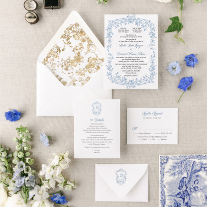 COLLETTE | Bilingual Vietnamese Wedding Invitation Suites