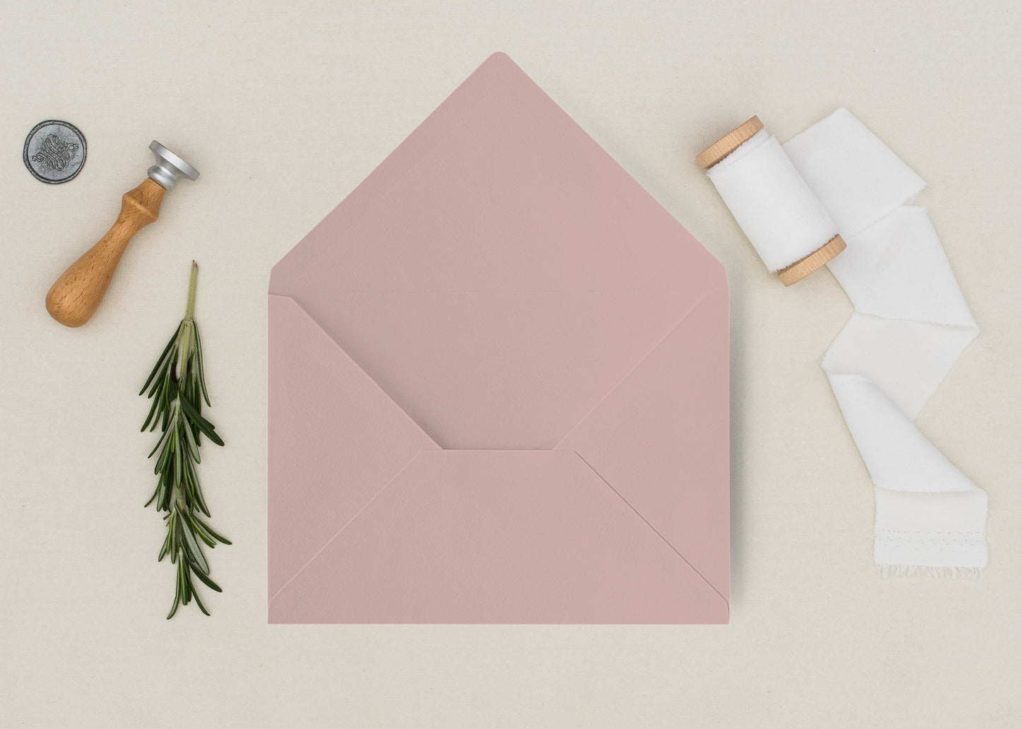 Dusty Rose Envelopes