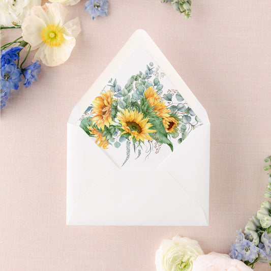 ELIZA | Sunflower Envelope Liner