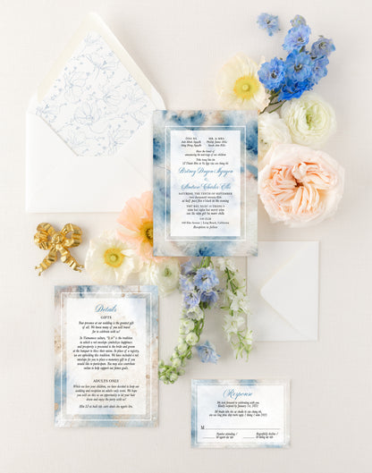 EVALYNN | Bilingual Vietnamese Wedding Invitation Suites