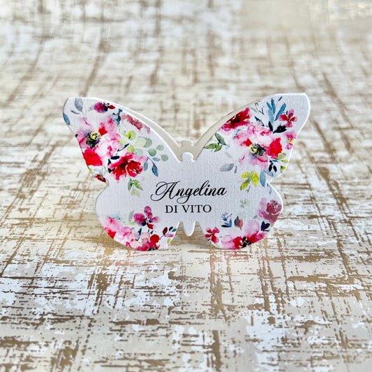 Folded Butterfly Shape Place/Escort Cards