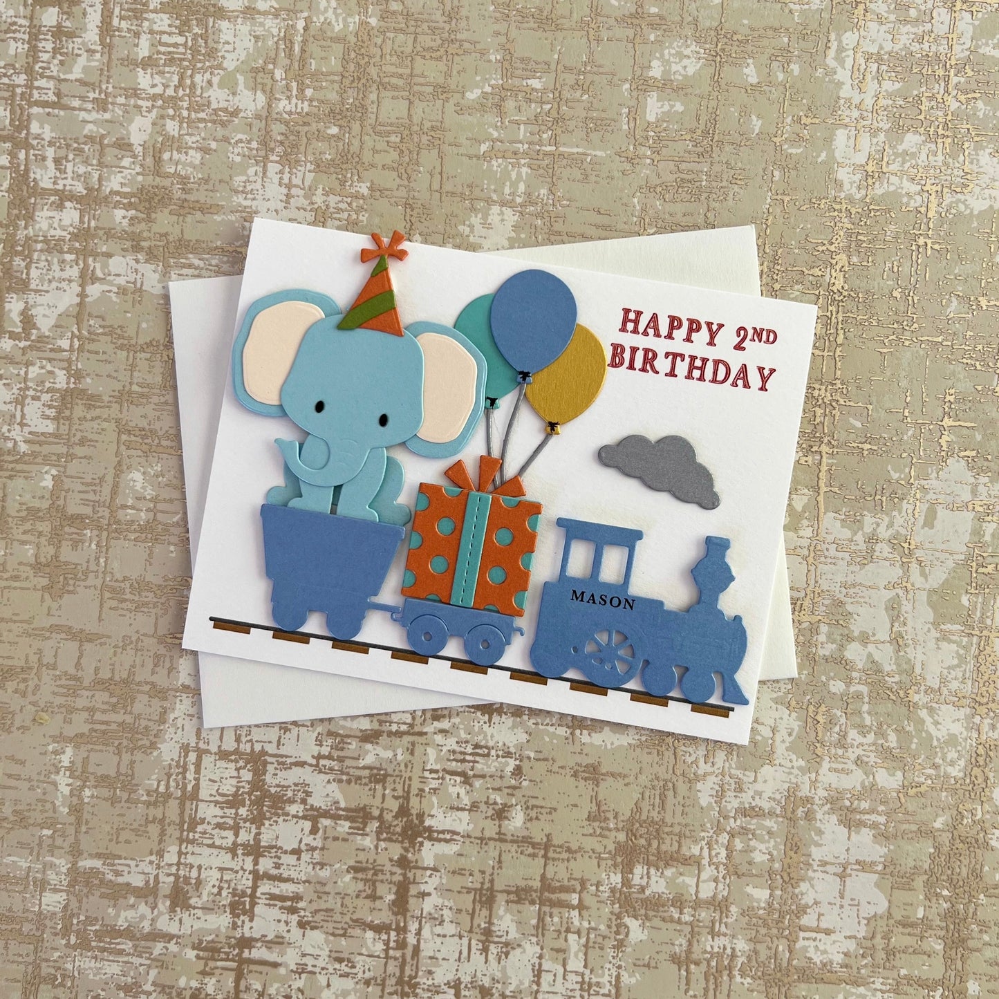 Train Birthday Card