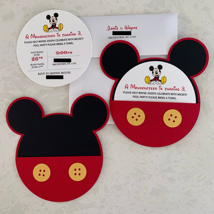 Mickey Mouse Birthday Invitation