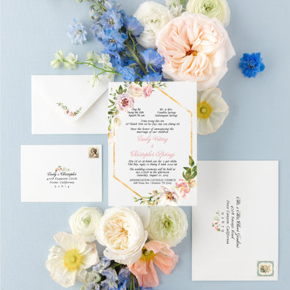 JESSICA | Bilingual Vietnamese Wedding Invitation Suites