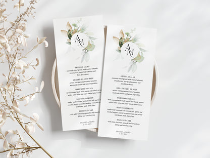 EMILIE | Monogram Menus