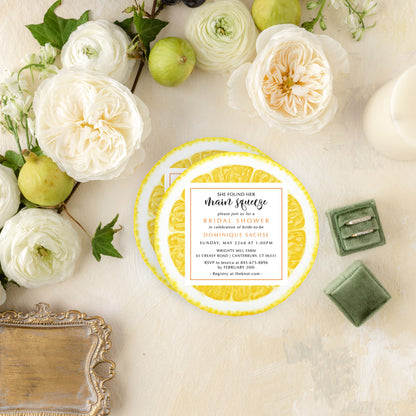 Main Squeeze Bridal Shower Invitation