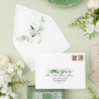 CELESTINE | Bilingual Vietnamese Wedding Invitation Suites