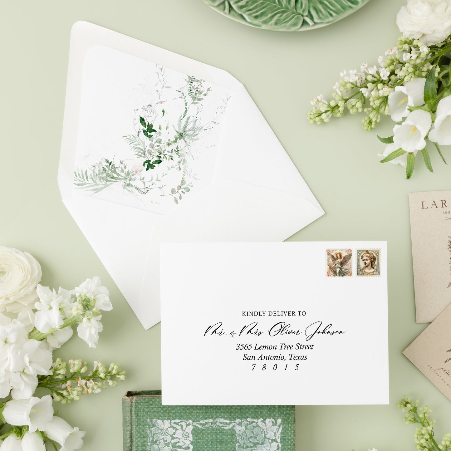 CELESTINE | Bilingual Vietnamese Wedding Invitation Suites