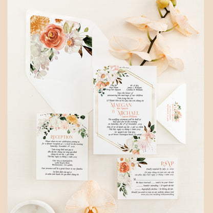 PAISLEE | Bilingual Vietnamese Wedding Invitation Suites