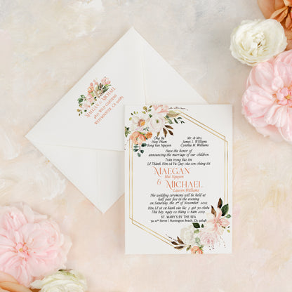 PAISLEE | Bilingual Vietnamese Wedding Invitation Suites