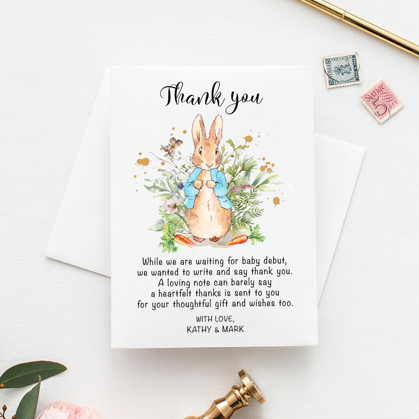 PETER RABBIT Thank You Cards