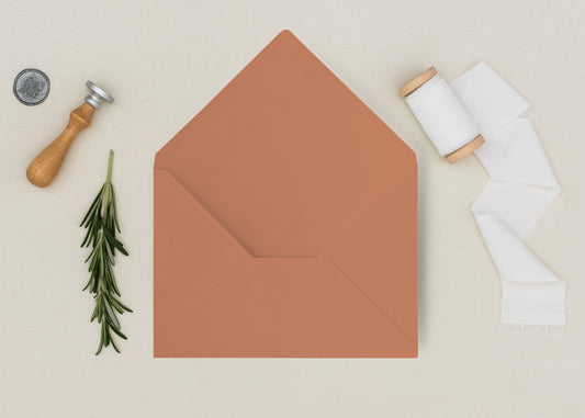 Terracotta Nude Envelopes