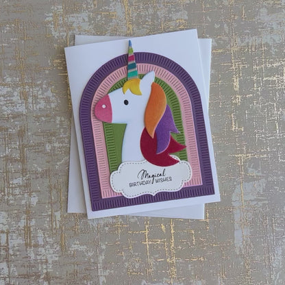 Unicorn Birthday Card