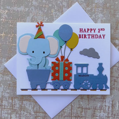 Train Birthday Card