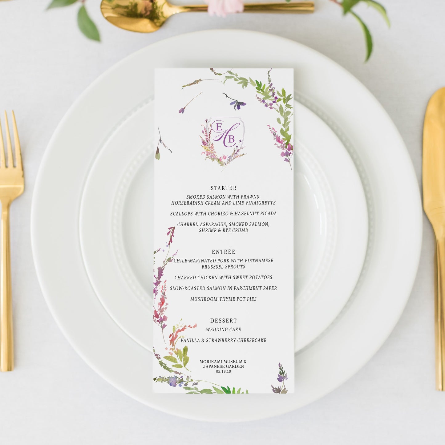 LEILANI | Bilingual Vietnamese Wedding Invitation Suites