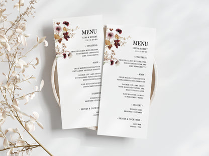 CASSANDRA | Menu Design 3