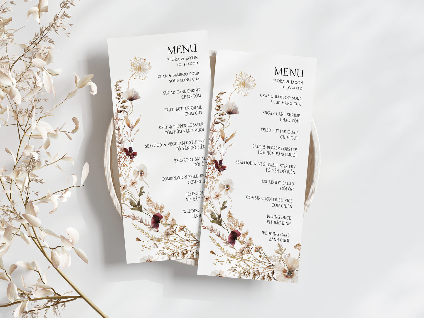 CASSANDRA | Menu Design 2