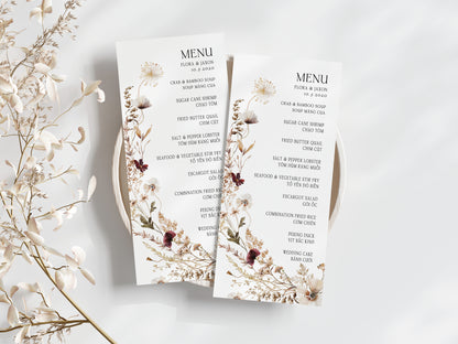 CASSANDRA | Menu Design 2