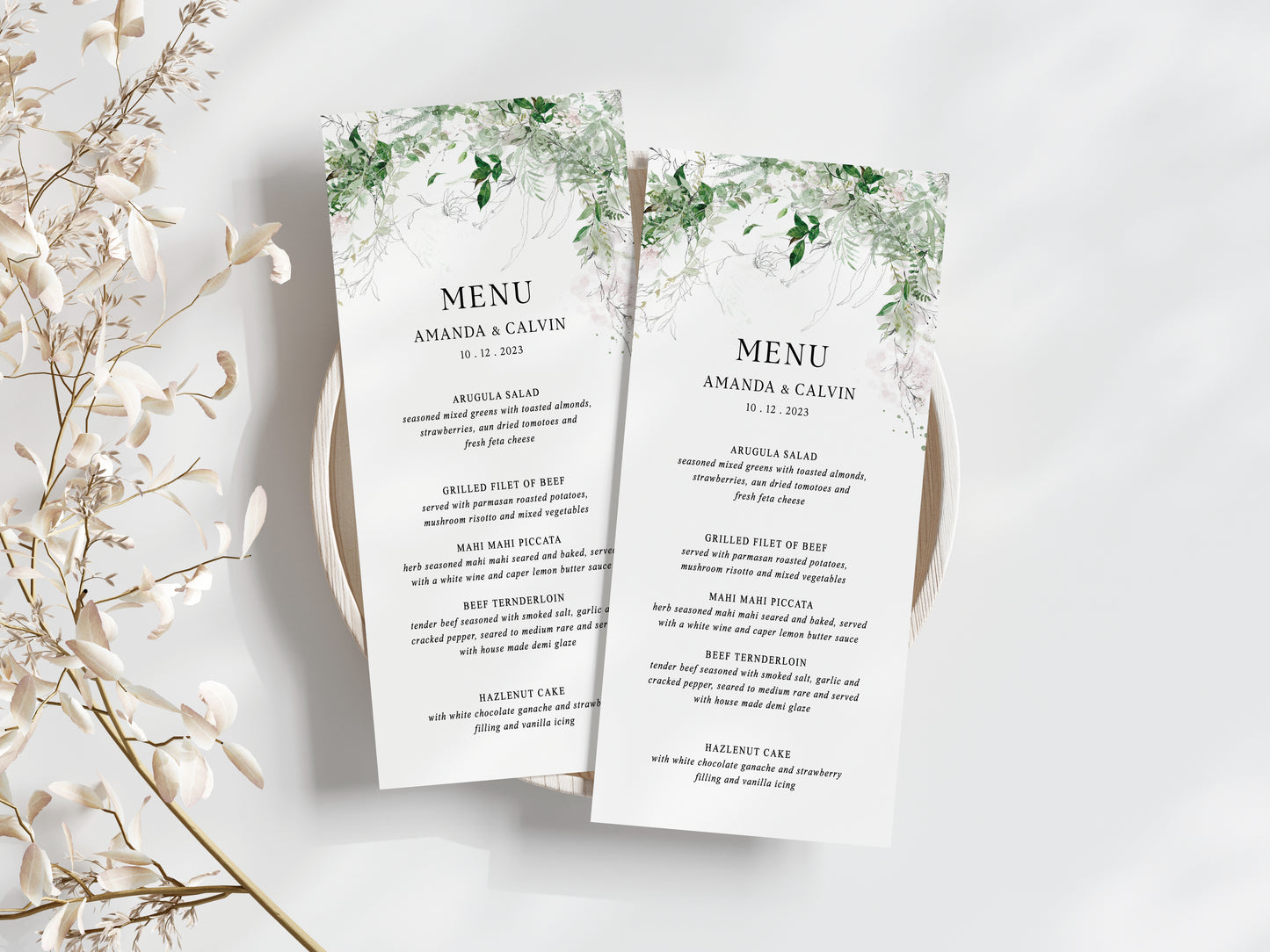 CELESTINE | Menus