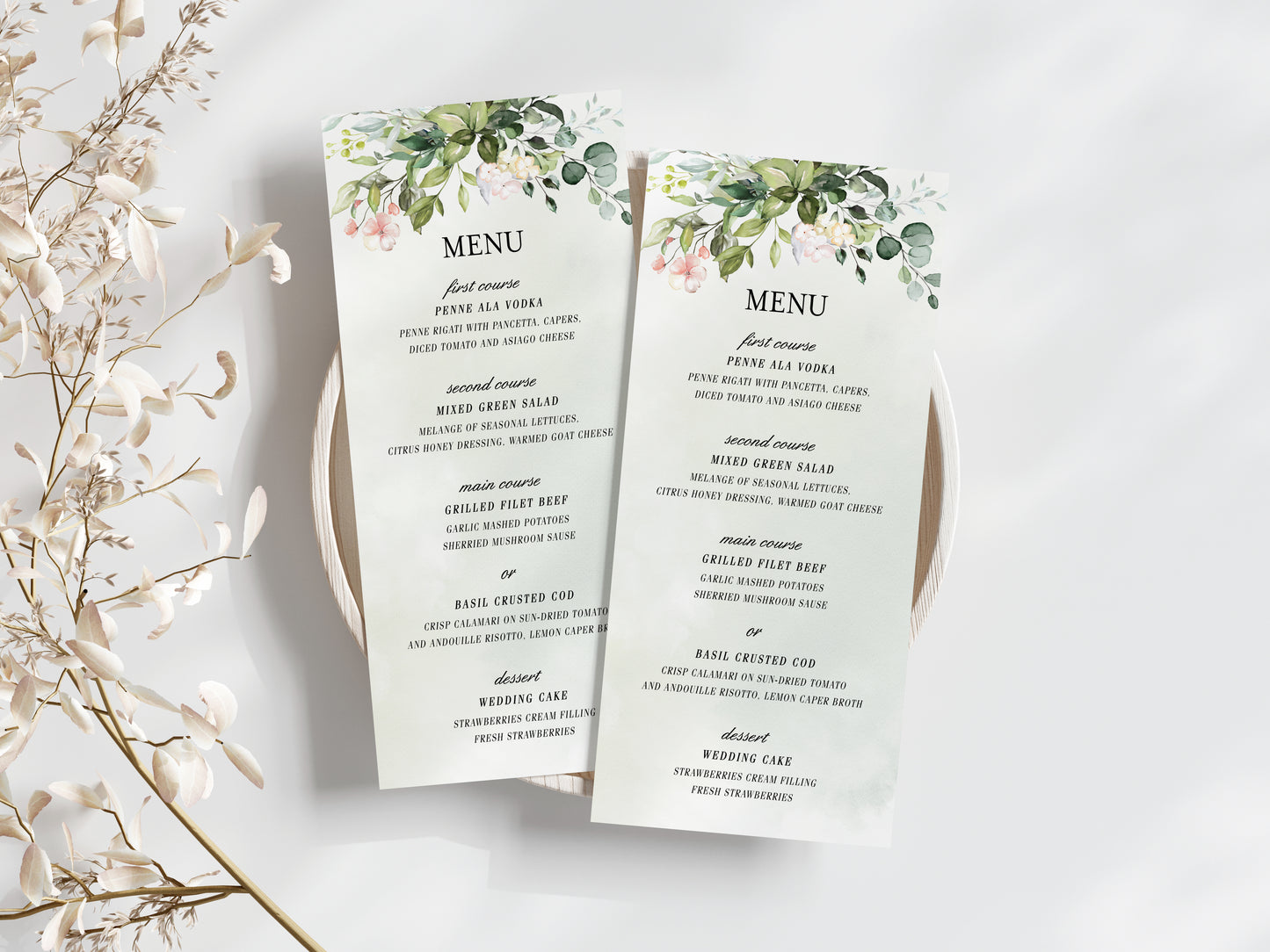 ELOISE | Greens Menus