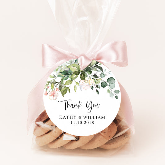 ELOISE | Round Thank You Favor Tags