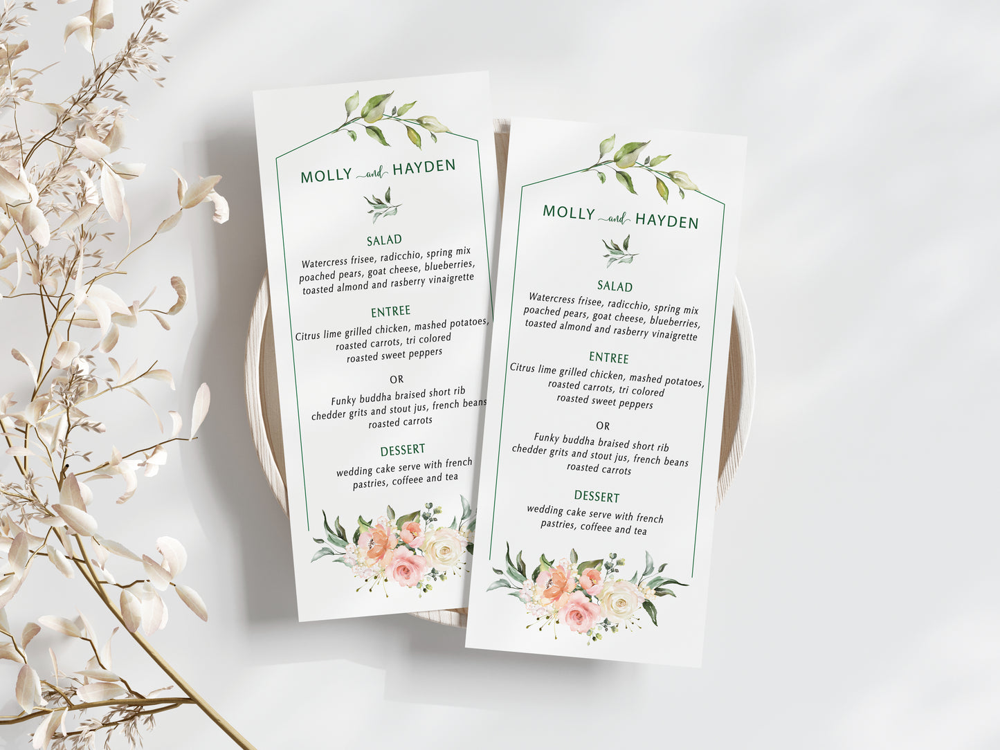 GARDENIA | Menus