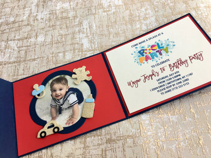 Trifold Birthday, Baby Announcement, Baby Shower Invitations