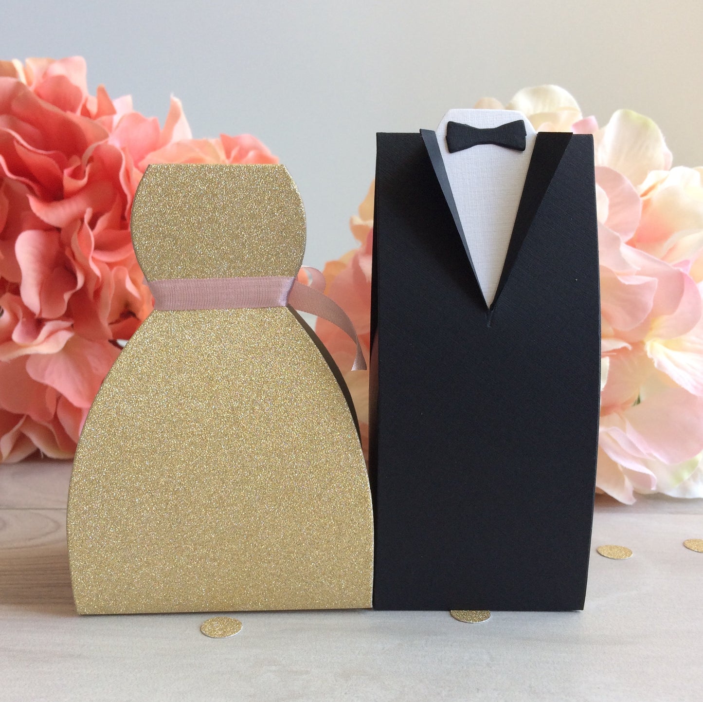 Bride & Groom Favor Boxes