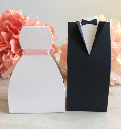 Bride & Groom Favor Boxes