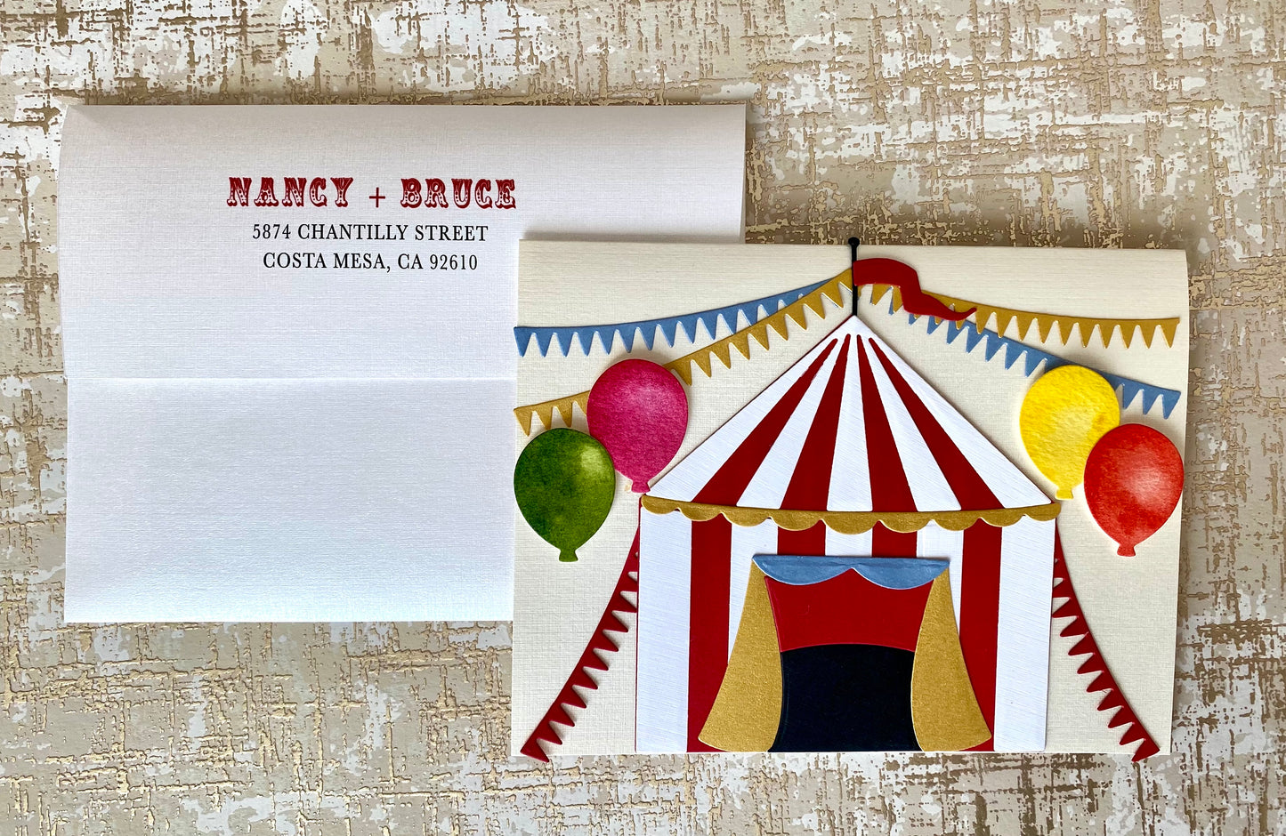 Circus Birthday Invitation