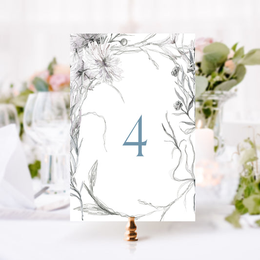 Juliette Table Number