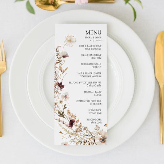 CASSANDRA | Menu Design 2