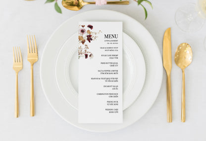 CASSANDRA | Menu Design 3