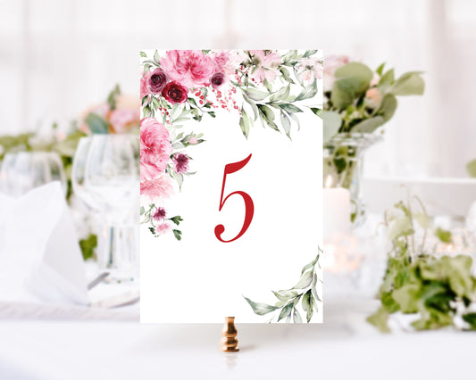 Priscilla Table Number